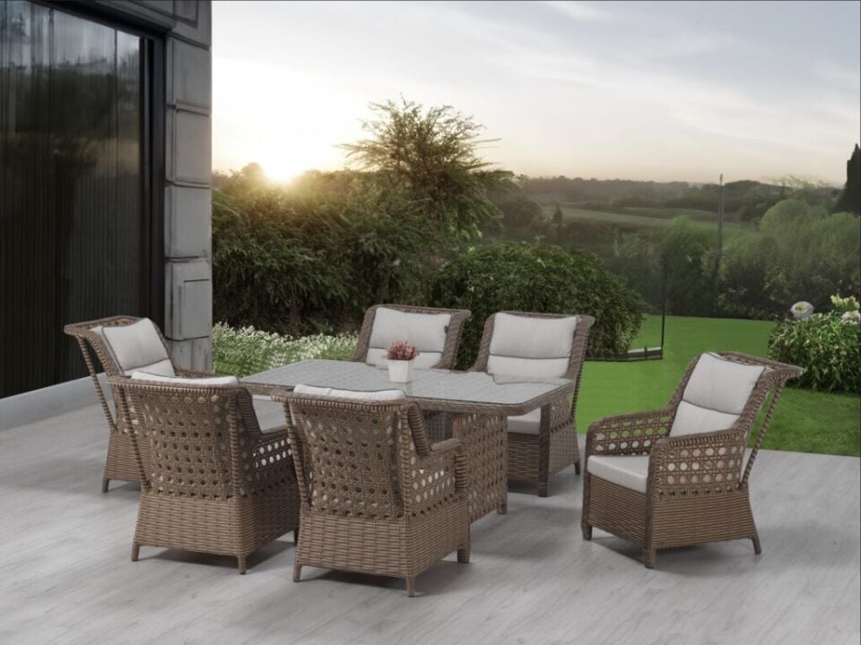 VİRA 6 LI YEMEK MASASI