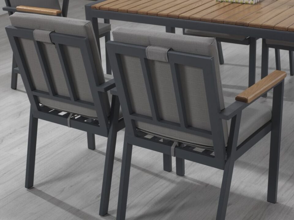 REGAL 6 LI YEMEK TAKIMI MINDERLİ CAMLI