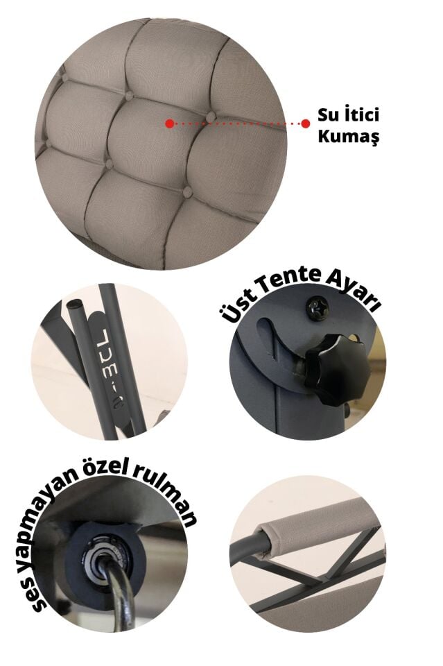 LUNA METAL 3'LÜ SALINCAK