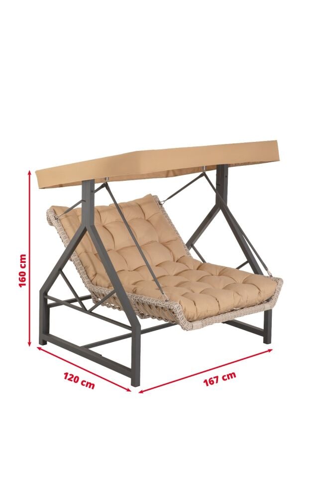 RUYA METAL YATAKLI SALINCAK