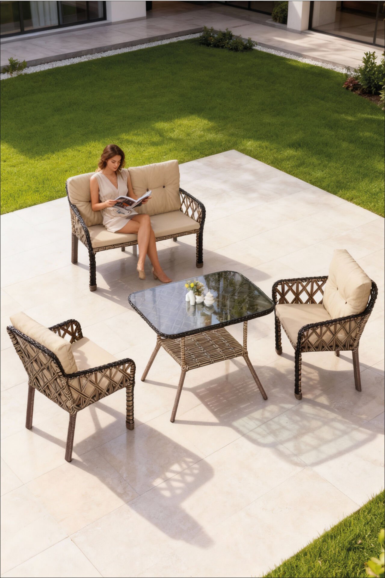 NEVA 2+1+1+MASA BAHÇE TAKIMI