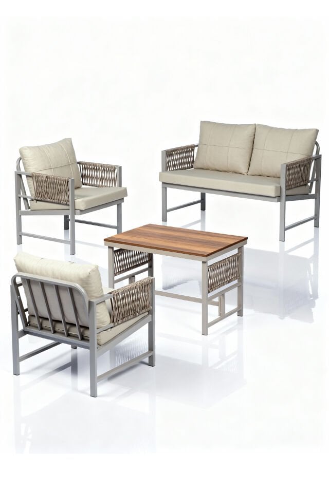 Vega metal takım 2+1+1+masa