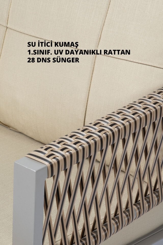 Vega metal takım 2+1+1+masa