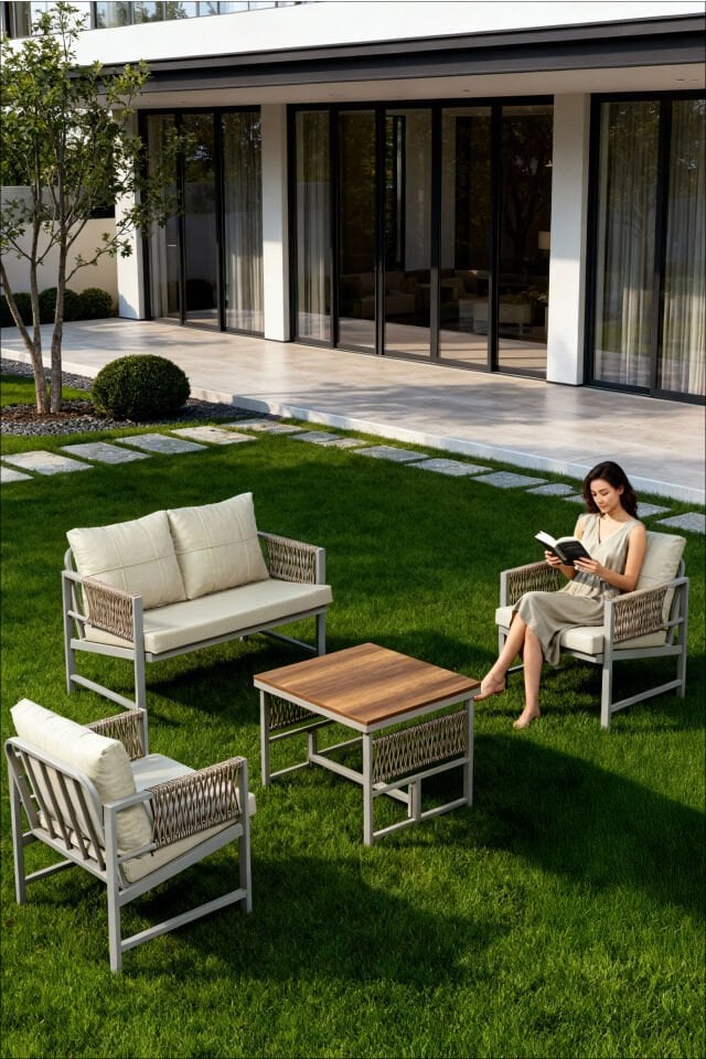 Vega metal takım 2+1+1+masa