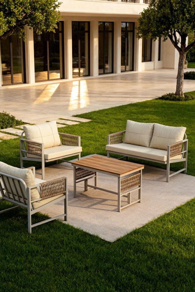 Vega metal takım 2+1+1+masa